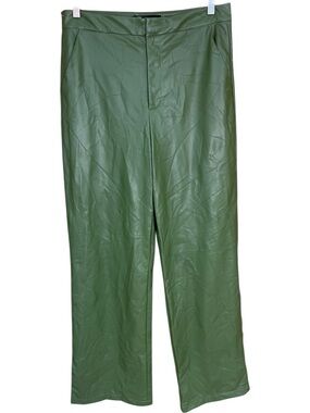 green emerald velvet dress Zara Green Satin Trousers